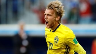 Emil Forsberg, Man of The Match Laga Swedia vs Swiss