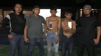 Bersenjata Garpu, Tiga Remaja Teror Pengendara Bermotor