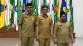 Mendagri Lantik Plt Gubernur Aceh dan Plt Bupati Bener Meriah