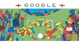 Kroasia dan Inggris Tampil di Google Doodle di Babak Semi Final