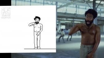 Pakai Komputer Jadul, Pria Ini Bikin Animasi Childish Gambino "This is America"