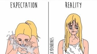 8 Ilustrasi Ekspektasi vs Realita Dilema Kehidupan Perempuan