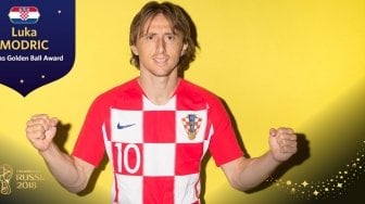 Selamat! Modric Pemain Terbaik Piala Dunia 2018, Mbappe Pemain Muda Terbaik