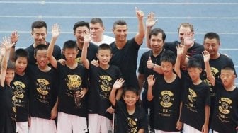 Sambangi Beijing, Ini Saran Ronaldo bagi Kemajuan Sepak Bola Cina