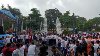 PT AP II Ikut Meriahkan Torch Relay Asian Games Lewat Funwalk