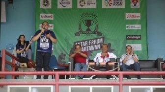 Kemenpora Dukung Turnamen Sepak Bola Antar Forum Wartawan