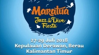 Trie Utami Ramaikan 3rd Maratua Jazz di Bahari Maratua