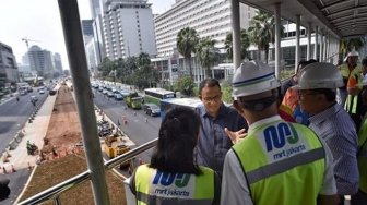 Gubernur DKI Jakarta Robohkan JPO Bundaran HI