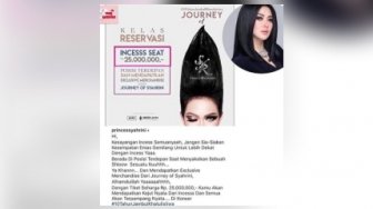 Syahrini Jual Tiket Konser Rp 25 Juta, Warganet Kira Salah Ketik