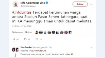 Tawuran, Curhat Warganet Pengguna KRL Banjiri Dunia Maya