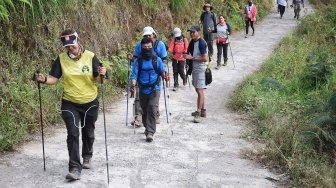 Gempa NTB, 1.090 Pendaki Rinjani Selamat, 1 Orang Tewas