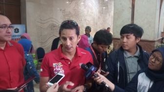 Marah Kali Item Dicorat-coret, Sandiaga Ancam Beri Sanksi Tegas