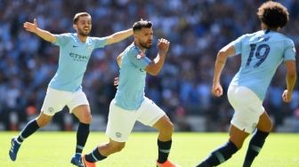 Hajar Chelsea di Wembley, Man City Gondol Trofi Community Shield 2018