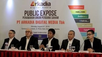 IPO, Arkadia Digital Media Tawarkan Harga Rp 200 - 400 Per Saham