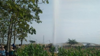 Air Mancur Misterius Gegerkan Ngawi, Petani Resah