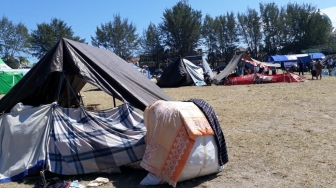 Curhat Pengungsi Gempa Lombok, Tak Mau Pulang dan Masih Trauma