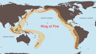 Mengenal Ring of Fire, Penyebab Gempa Dahsyat di Lombok