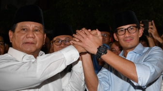 Prabowo Resmi Gandeng Sandiaga Uno Sebagai Cawapres