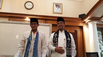 Anies Enggan Bocorkan Nama Pengganti Sandiaga Uno