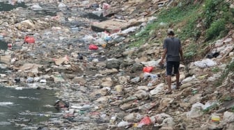 Kemarau Panjang, Sungai Ciliwung Mengering