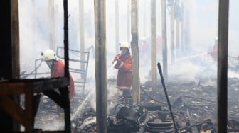 Kebakaran di Denpasar, Lebih dari 100 Kios Hangus Dilalap Api