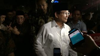 Prabowo Subianto Sowan ke Rumah Wapres Jusuf Kalla