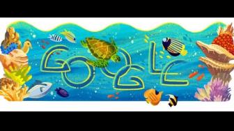 Pesona Taman Nasional Bunaken Hiasi Google Doodle Hari Ini