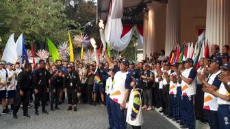 Wah, Obor Asian Games Menginap di Balai Kota Jakarta