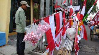 Demam Asian Games 2018, Omzet Penjualan Bendera Merah Putih Turun