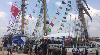 KRI Dewaruci, Sang Legenda Ikut Meriahkan Asian Games Palembang