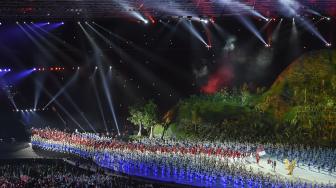 Asian Games 2018 berlangsung di dua kota, yakni Palembang dan Jakarta. Ajang multievent terbesar Asia ini akan berlangsung hingga 2 September 2018 mendatang.[Foto/INASGOC]
