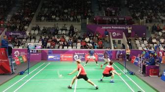 Kevin / Marcus Antar Indonesia Unggul 2 - 0 dari India