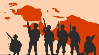 2 Anggota TNI Tewas Ditembak KKB Saat Bawa Sumbangan Anak Sekolah