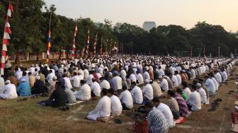 Napi Teroris di Rutan Polda Salat Idul Adha di Hari Selasa