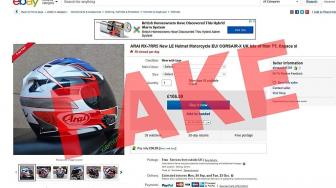 Perusahaan Helm Arai Dirugikan Lelang Online