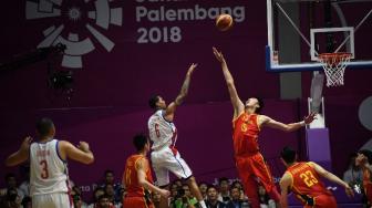 Laga Basket Aroma Amerika, Cina Menang Tipis atas Filipina