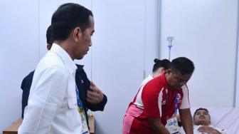 Asian Games : Dibekap Cedera, Ini Pesan Jokowi untuk Anthony