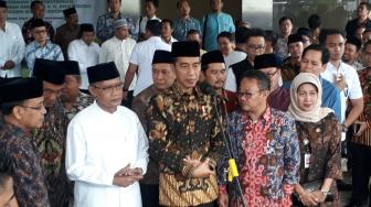 Ke PP Muhammadiyah, Jokowi Bisa Langsung Eksekusi Masukan Haedar