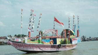 Perahu Bidar Jadi Atraksi Keren di Festival Sriwijaya 2018