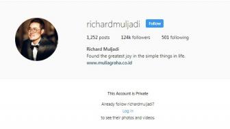 Waduh, Instagram Richard Muljadi Tiba-tiba Dikunci