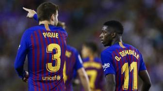 Hasil Liga Spanyol: Dembele Pahlawan Barcelona, Atletico Petik Kemenangan Perdana