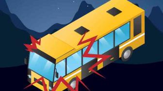 Bus Wisata Angkut Pensiunan Terguling, 16 Tewas dan 26 Terluka