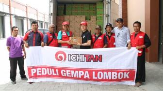 Ichi Tan Indonesia Kirim Bantuan Langsung untuk Korban Gempa NTB