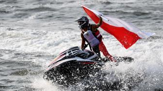 Aqsa Sutan Aswar Sabet Emas dari Cabang Jetski di Asian Games