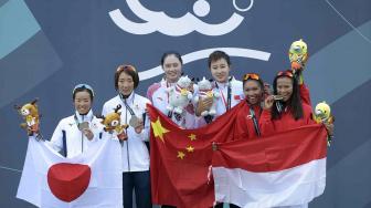 Tim Voli Pantai Putri Indonesia Sabet Medali Perunggu