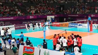 Voli Putri Indonesia Dihentikan Korea Selatan di Perempat Final