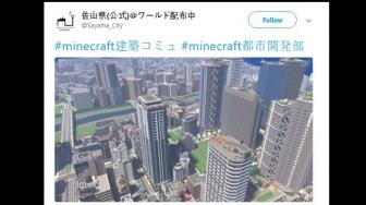 Mirip Aslinya, Kota Ini Dibangun Lewat Minecraft