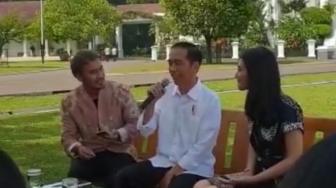 Setelah Goyang Dayung, Kini Jokowi Nge-Rap!