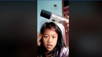 Viral! Video Tutorial Makeup Anak Kecil Ini Kocak