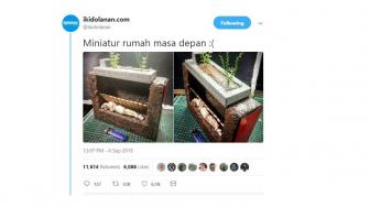 Warganet Merenung Lihat Miniatur Rumah Masa Depan Ini